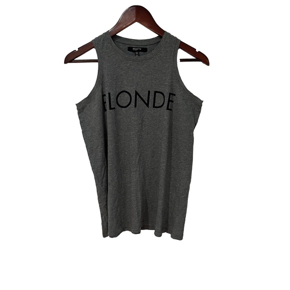 Brunette the label grey tank top Blonde tank top size xs/s Can fit a medium - Picture 1 of 8